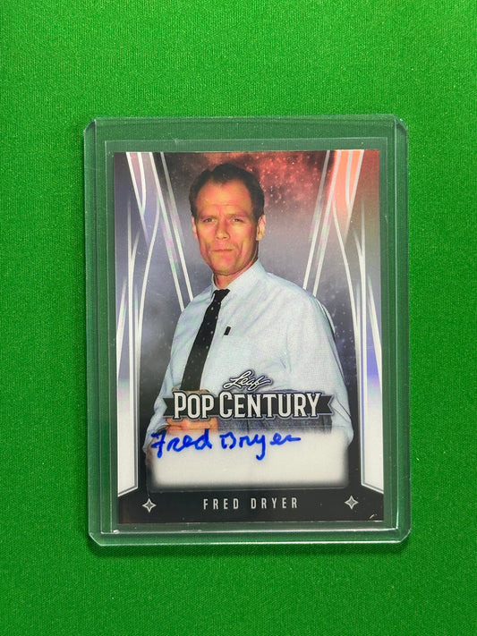 Fred Dryer Autograph 10/25 - Leaf Pop Century 2025