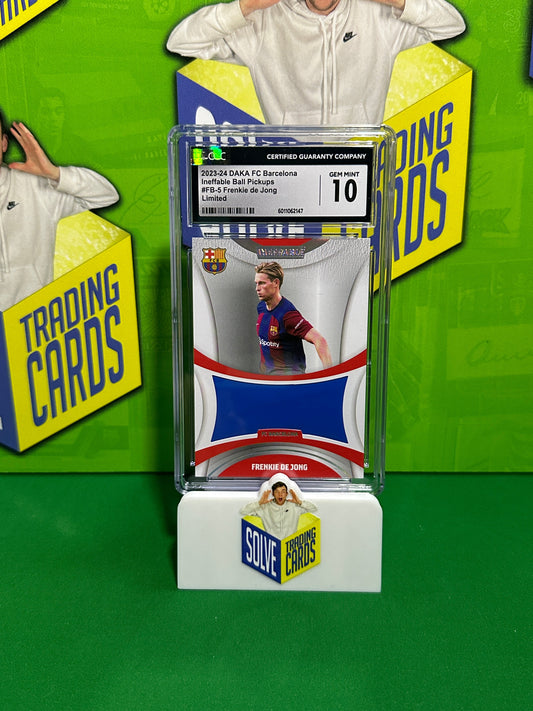 Frenkie De Jong Ball Pickups Patch 06/19 - DAKA Barcelona One & Two 2023-24 - CGC 10