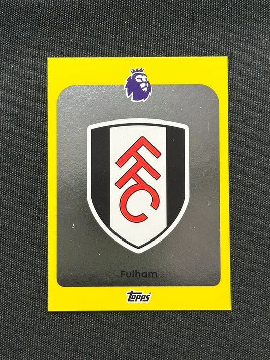 Fulham Badge Yellow Parallel Base - Topps Premier League 2026