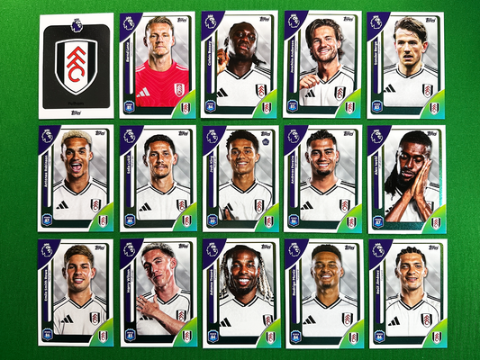 Fulham Full Base Set - Topps Premier League 2026