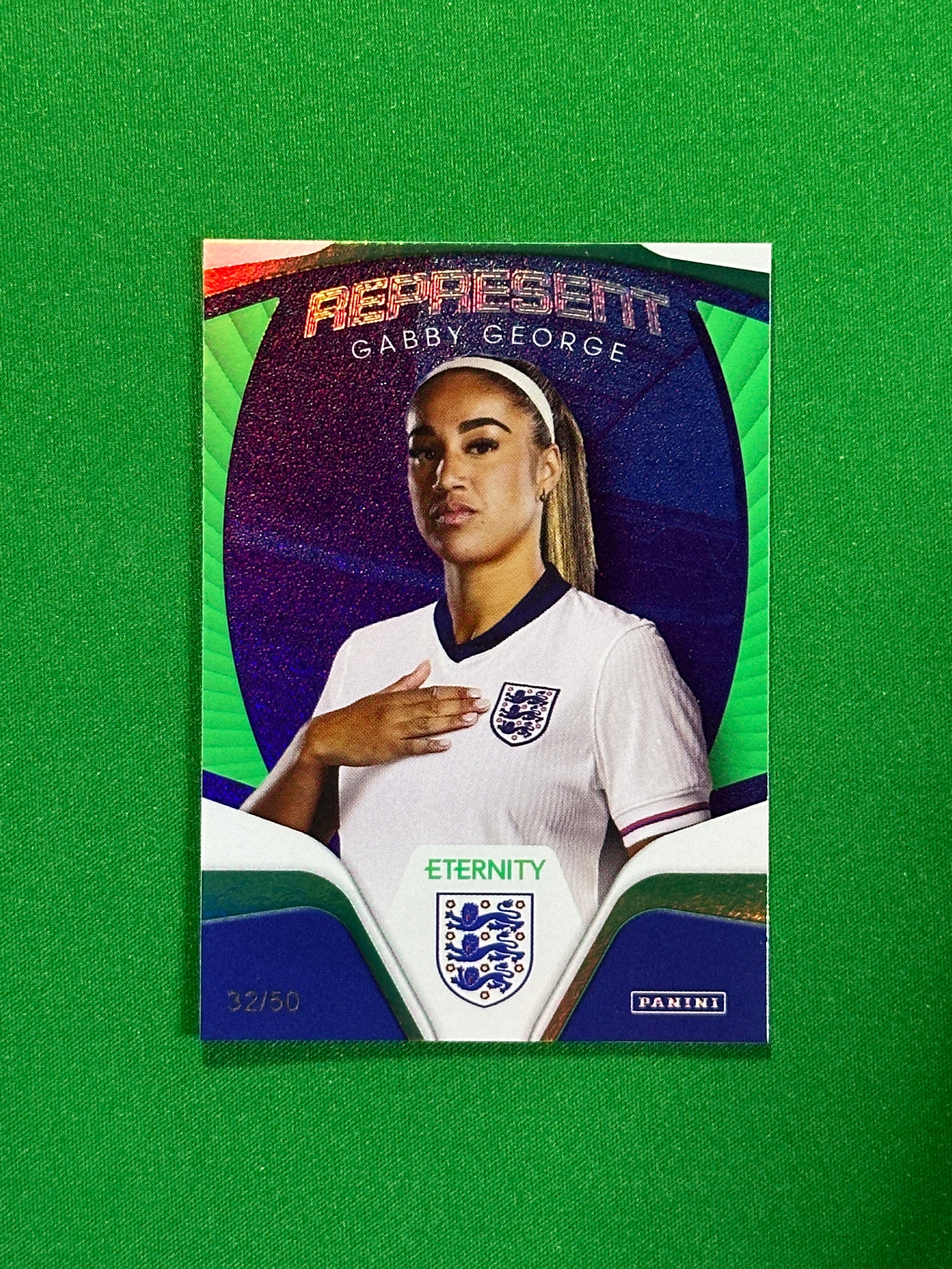 Gabby George Represent 32/50 - Panini Lionesses Eternity 2025