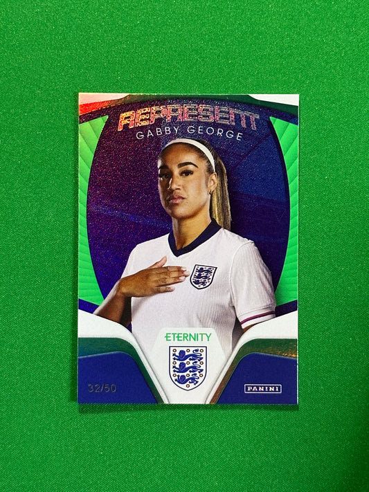 Gabby George Represent 32/50 - Panini Lionesses Eternity 2025