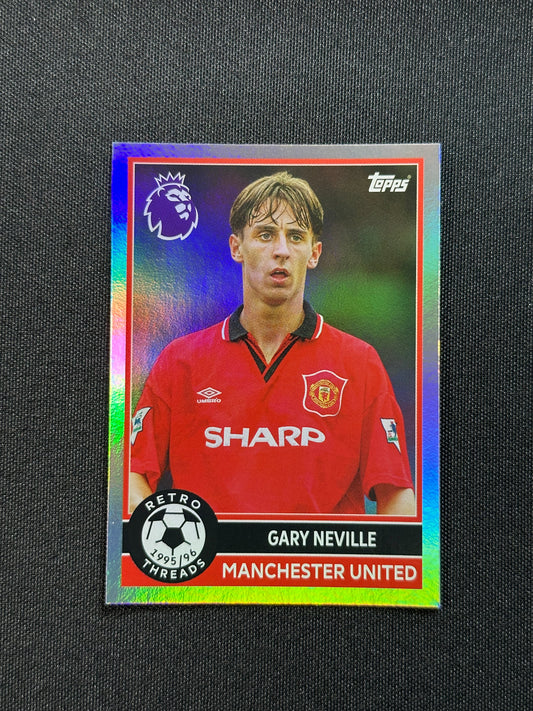 Gary Neville Manchester United Retro Threads - Topps Premier League 2026