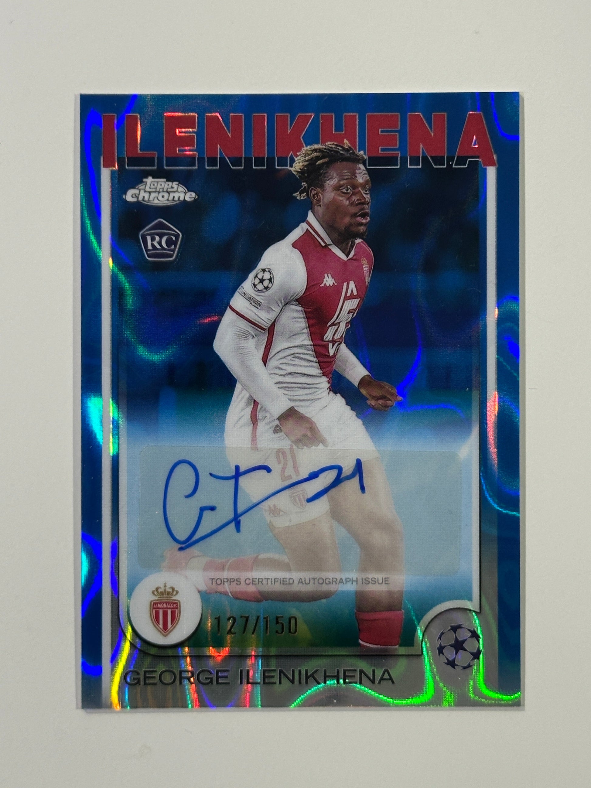 George Ilenikhena Autograph 127/150 - Topps Chrome 2024/25