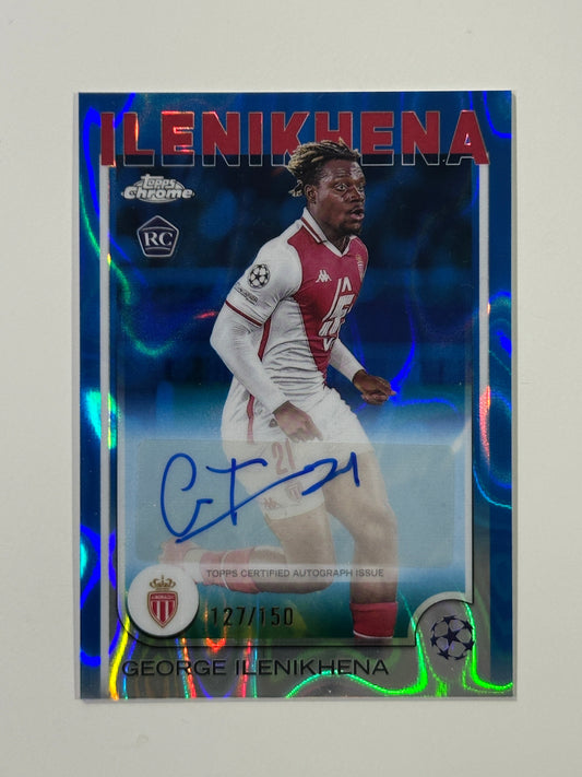 George Ilenikhena Autograph 127/150 - Topps Chrome 2024/25