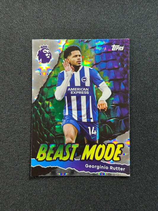 Georginio Rutter Brighton Beast Mode - Topps Premier League 2026