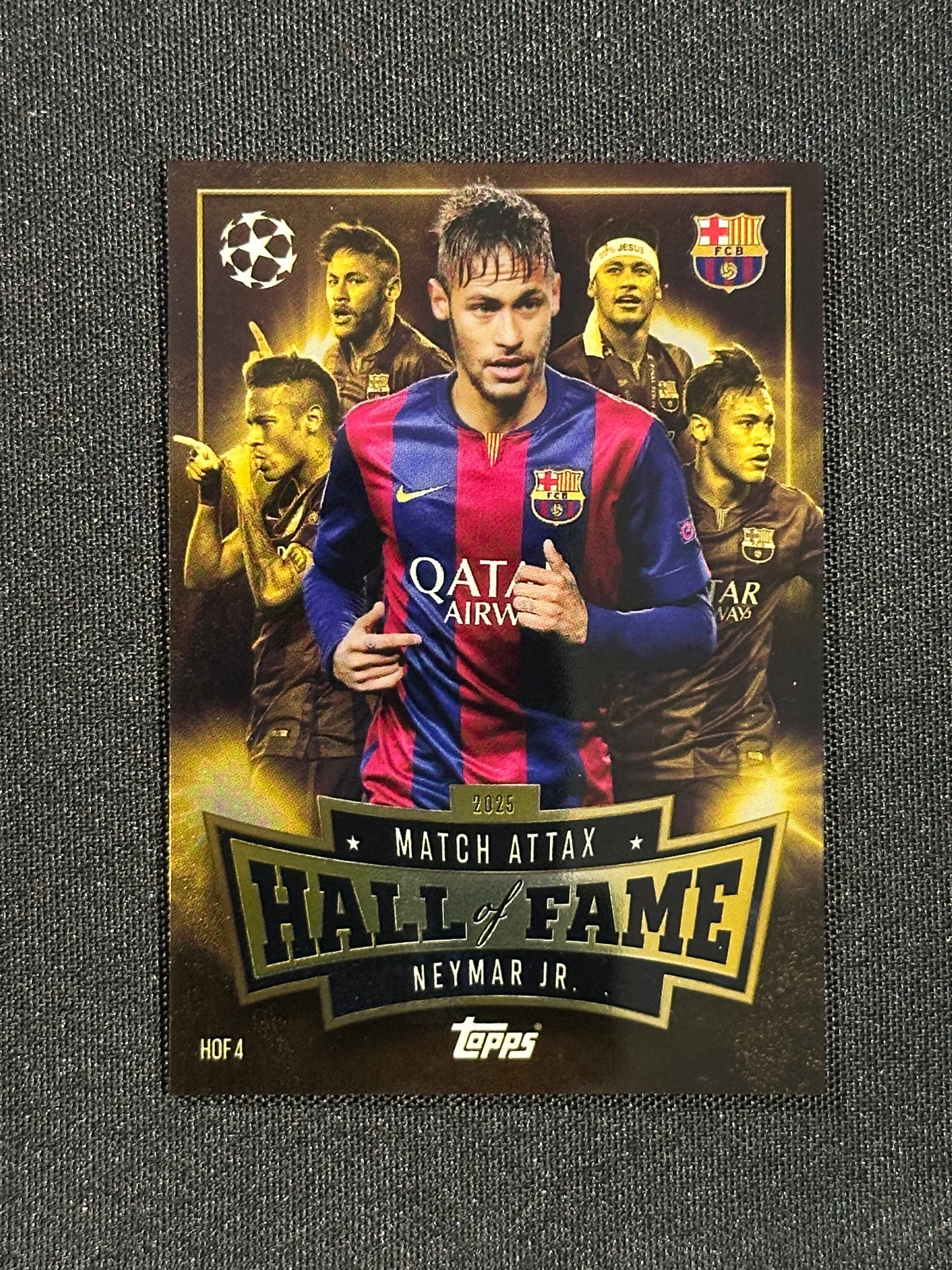 HOF 4 Neymar Jr. Barcelona Hall of Fame - Topps Match Attax 2025/26