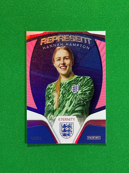 Hannah Hampton Numbered Parallel 3/25 - Panini Lionesses Eternity 2025
