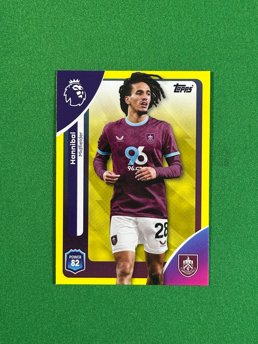 Hannibal Yellow Parallel Base - Topps Premier League 2026