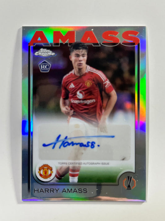Harry Amass Autograph - Topps Chrome 2024/25