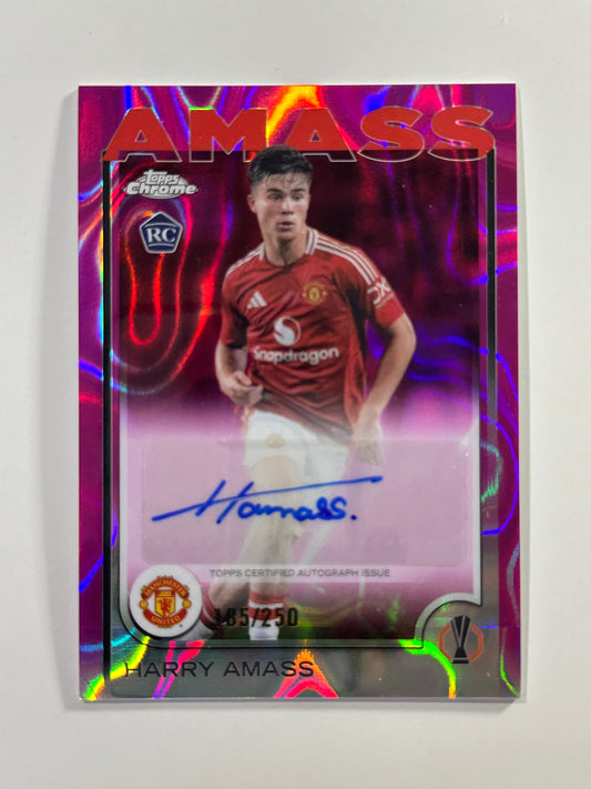 Harry Amass Autograph 185/250 - Topps Chrome 2024/25