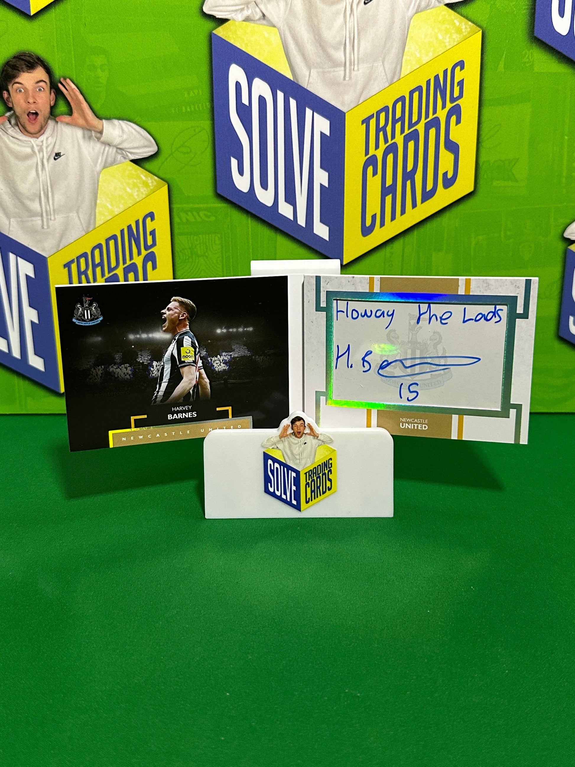 Harvey Barnes Inscription Booklet Autograph 08/22 - DAKA Newcastle 2023-24