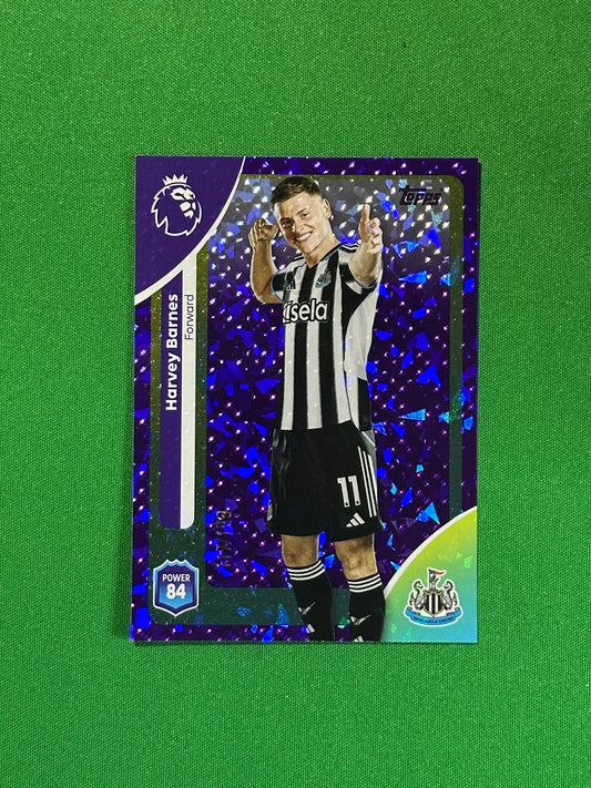 Harvey Barnes Numbered Parallel 117/199 - Topps Premier League 2026