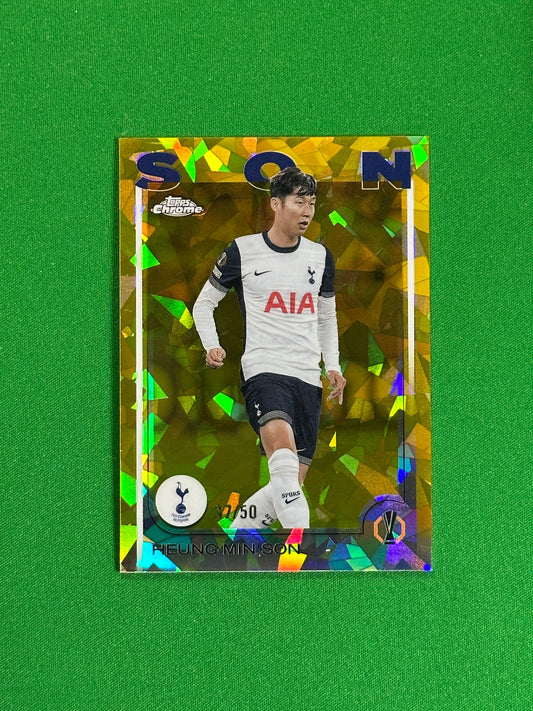 Heing-Min Son Numbered Parallel 37/50 - Topps Chrome 2024/25
