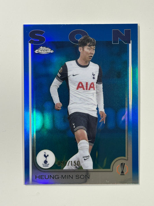 Heung-Min Son Numbered Parallel 97/150 - Topps Chrome 2024/25