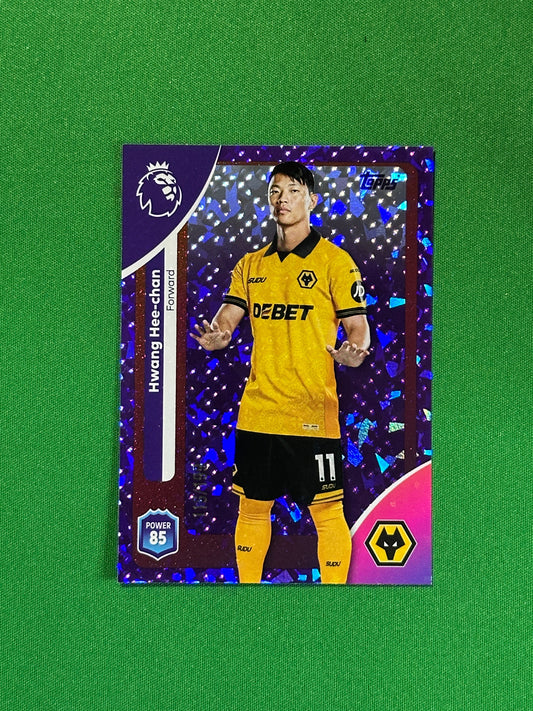 Hwang Hee-Chan Numbered Parallel 116/199 - Topps Premier League 2026