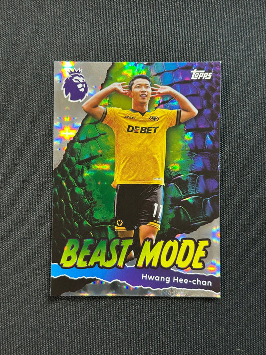 Hwang Hee-chan Wolves Beast Mode - Topps Premier League 2026