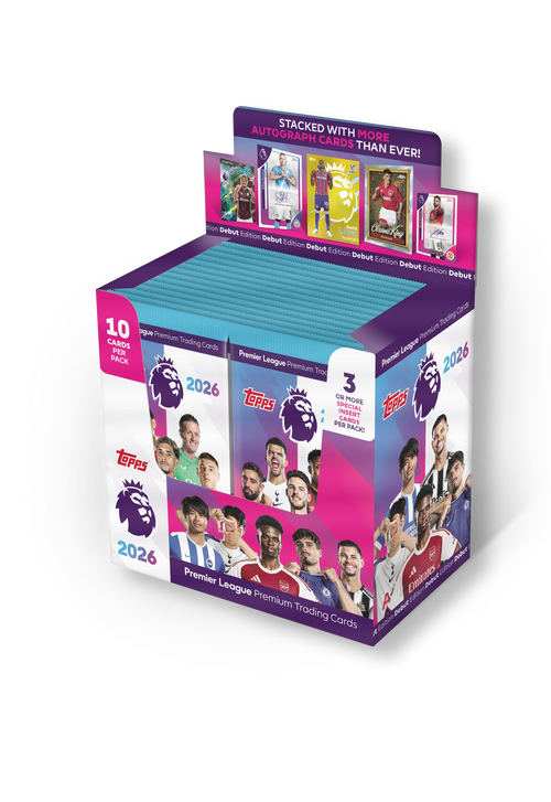 Topps Premier League 2026 Full Box – 28 Packs