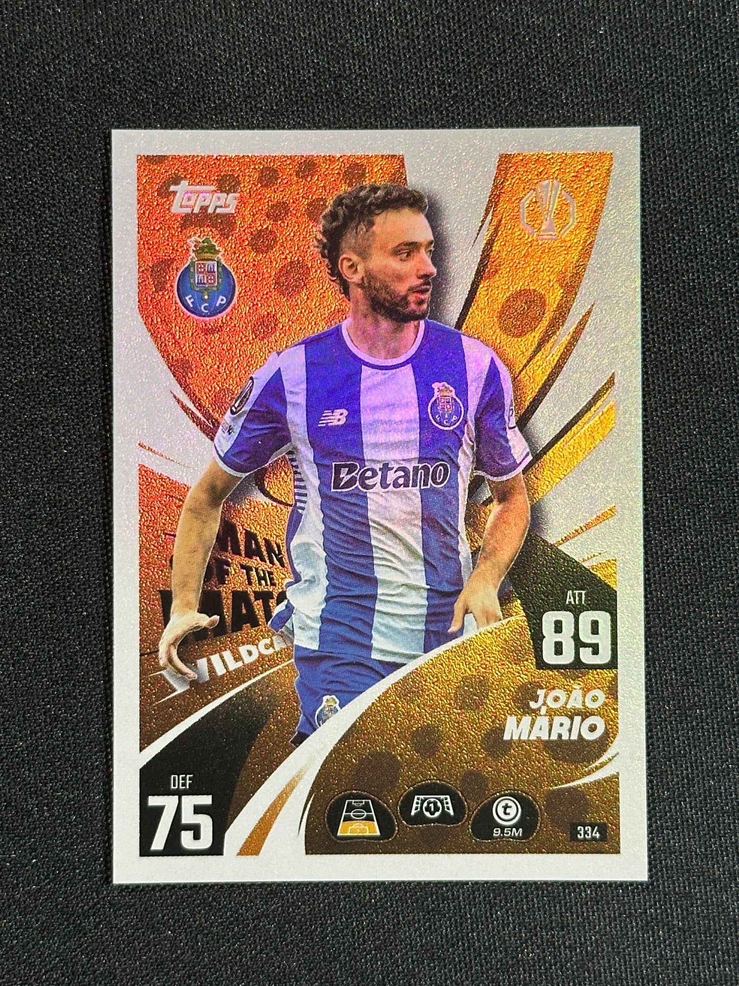 334 João Mário FC Porto Base - Topps Match Attax 2025/26