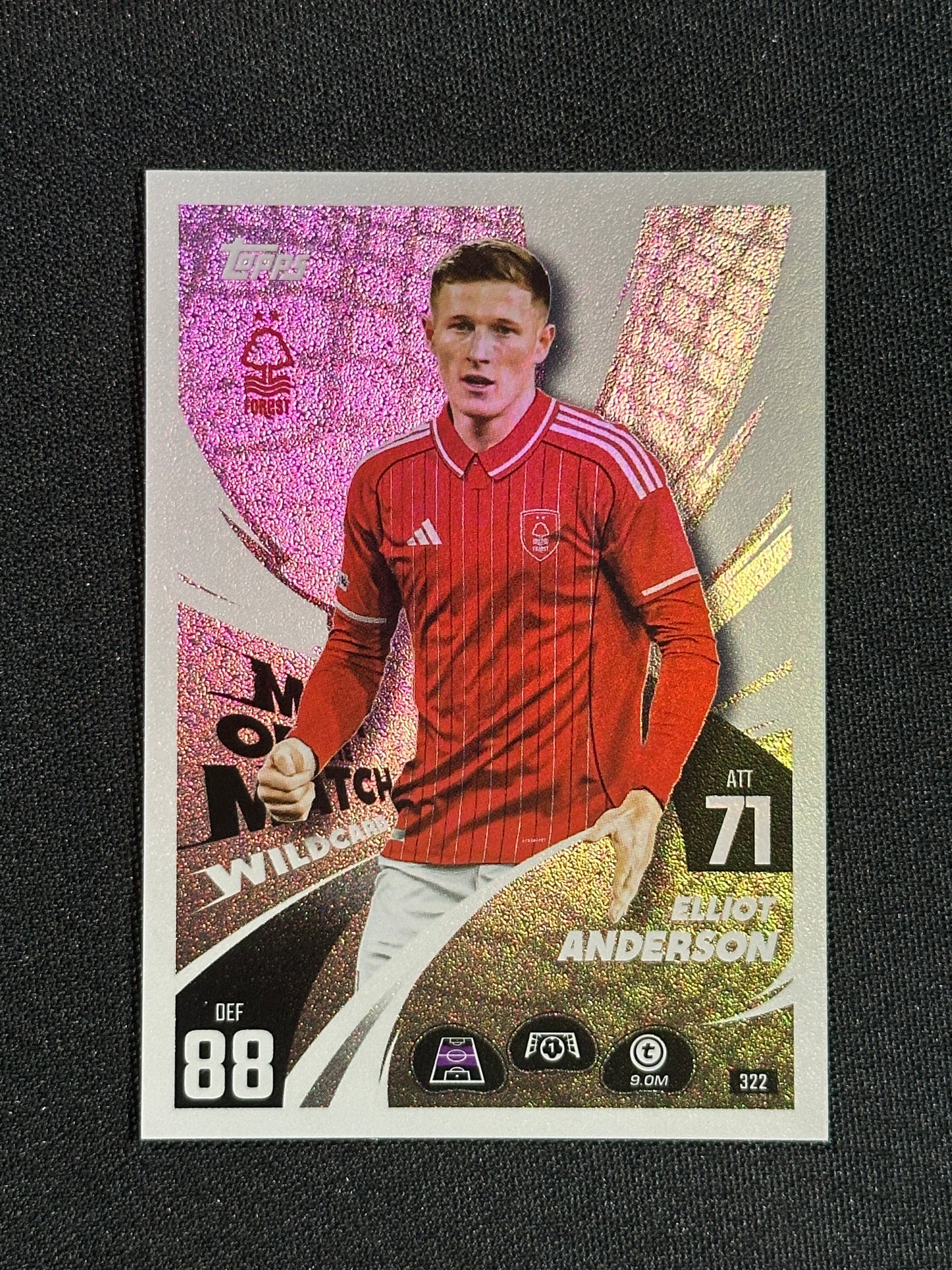 322 Elliot Anderson Nottingham Forest Base - Topps Match Attax 2025/26
