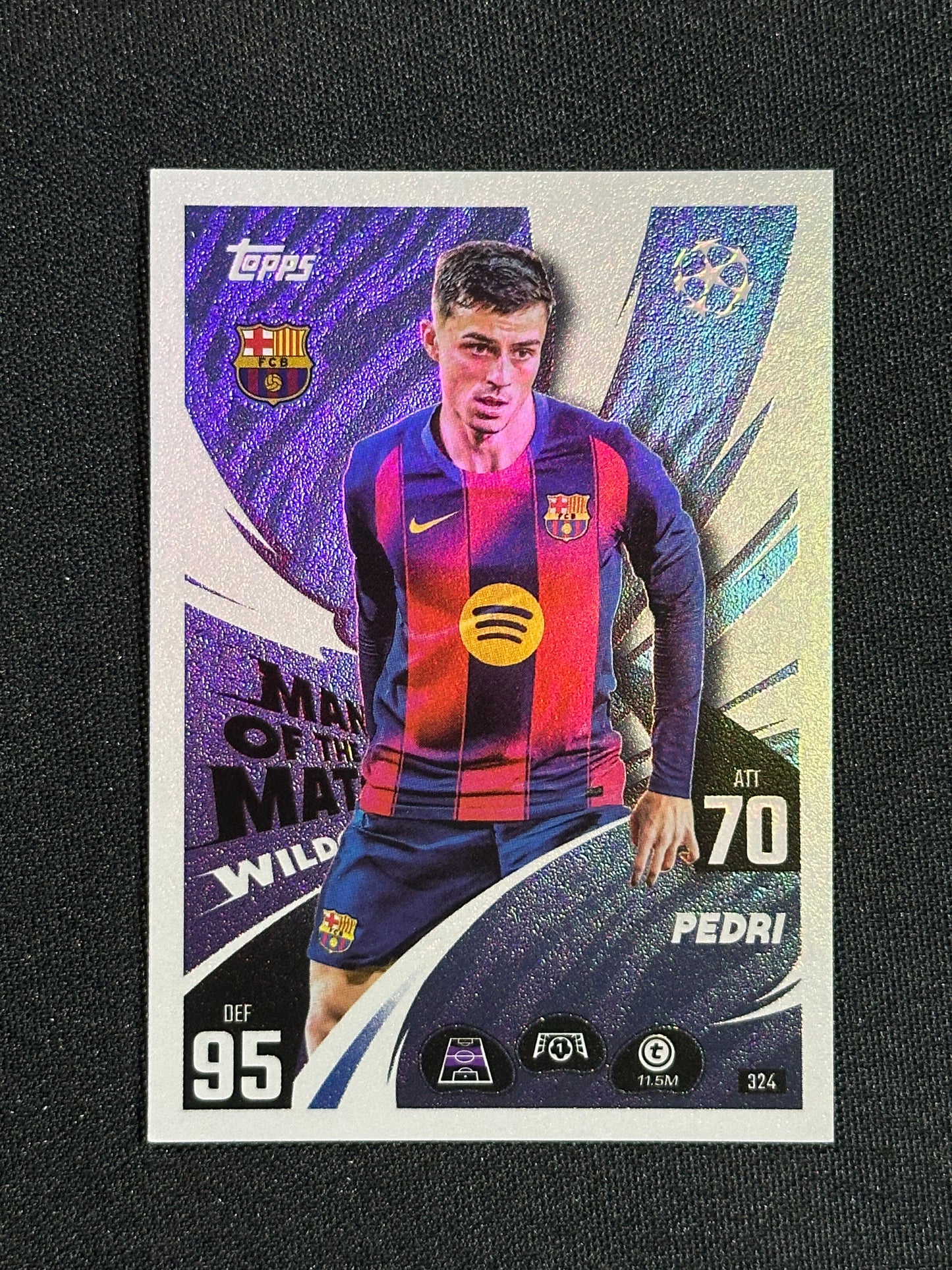 324 Pedri Barcelona Base - Topps Match Attax 2025/26