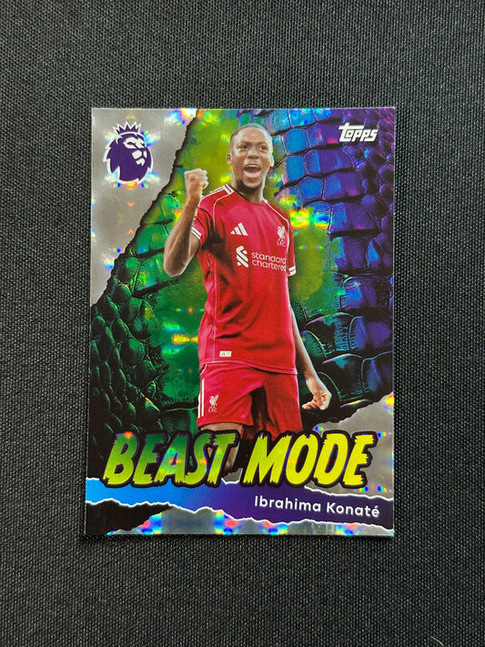 Ibrahima Konate Liverpool Beast Mode - Topps Premier League 2026