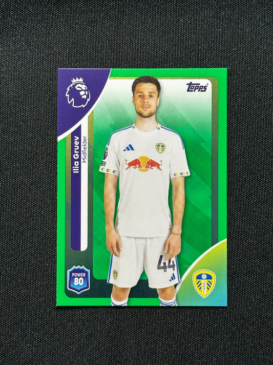 Ilia Gruev Green Parallel Base - Topps Premier League 2026