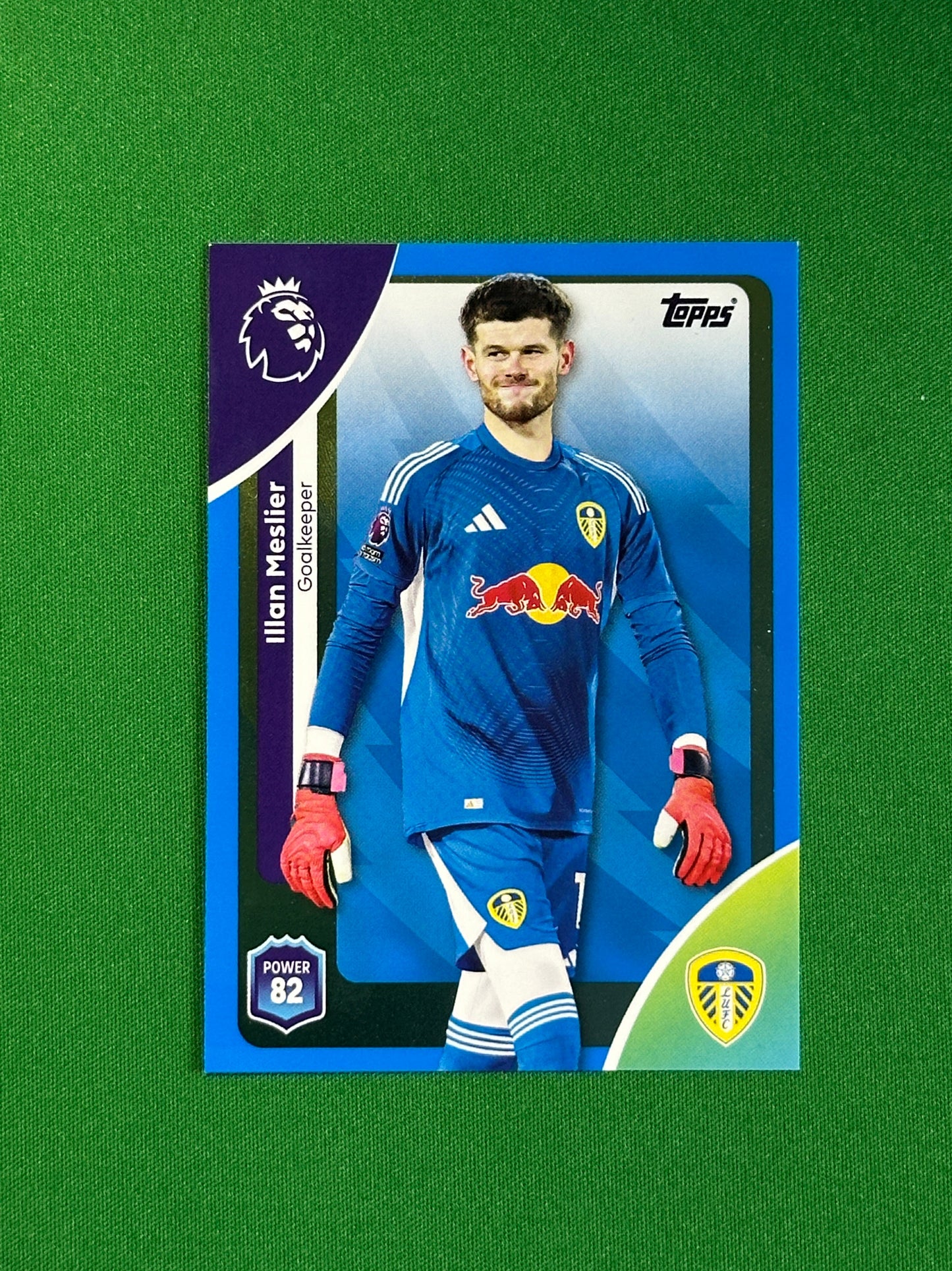 Illan Meslier Blue Parallel Base - Topps Premier League 2026