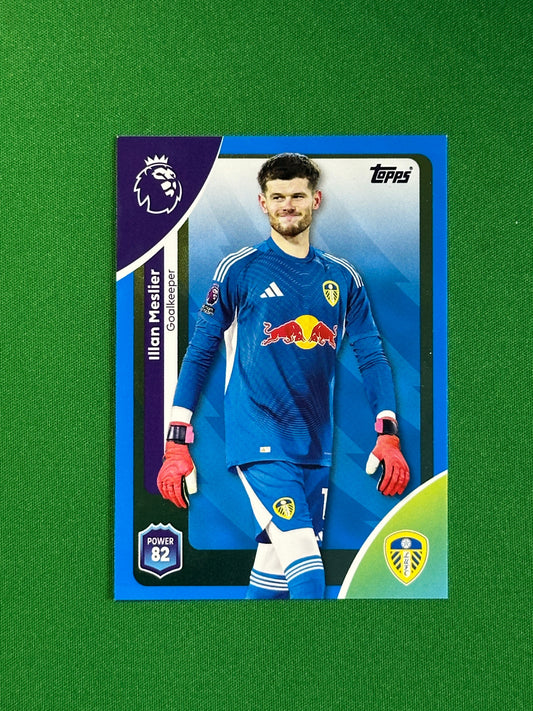 Illan Meslier Blue Parallel Base - Topps Premier League 2026