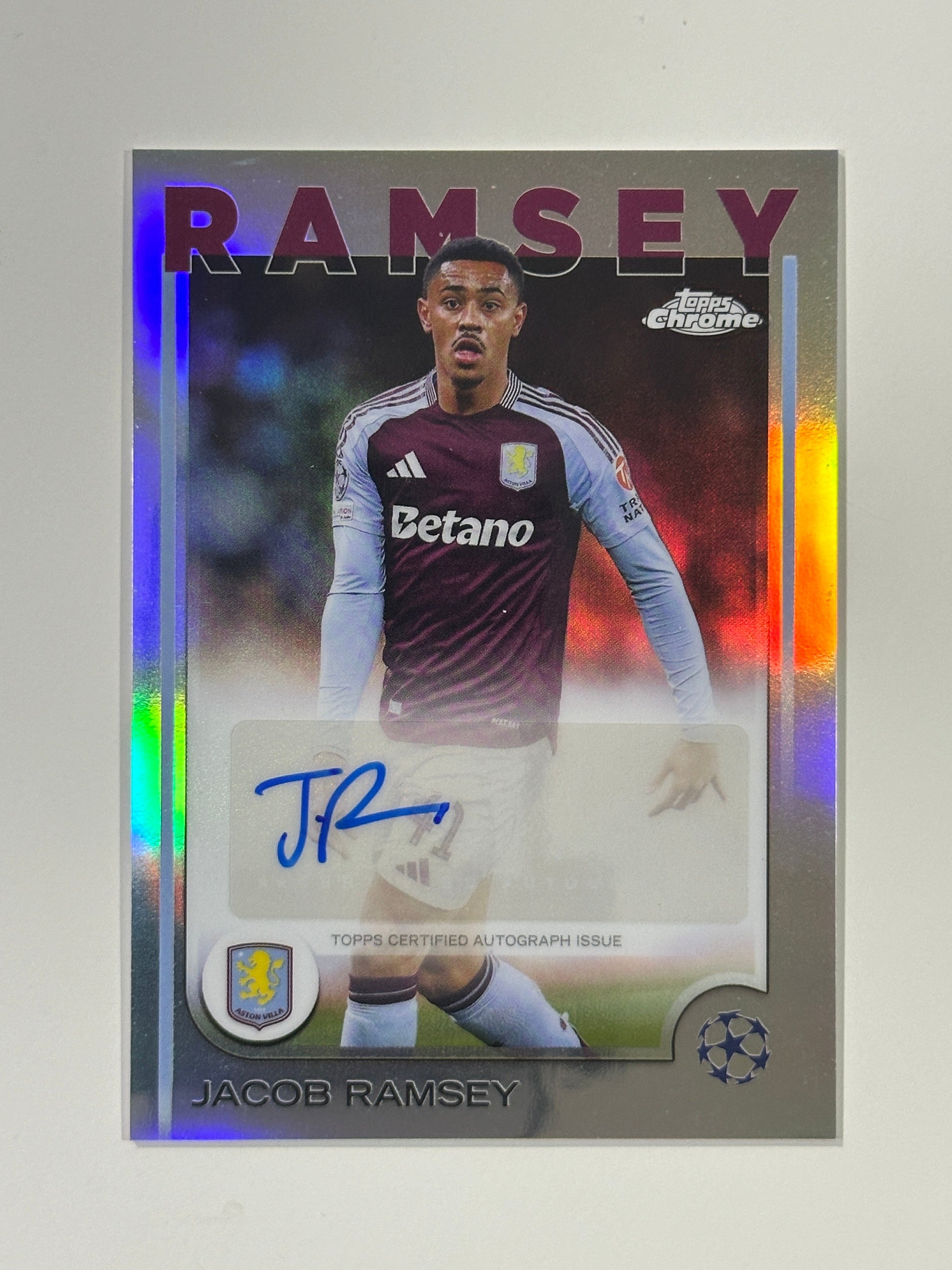 Jacob Ramsey Autograph - Topps Chrome 2024/25