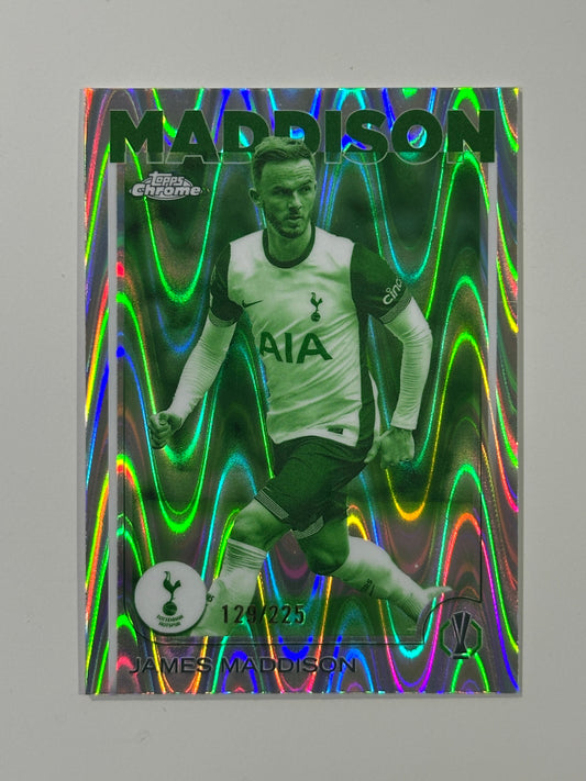 James Maddison Numbered Parallel 129/225 - Topps Chrome 2024/25
