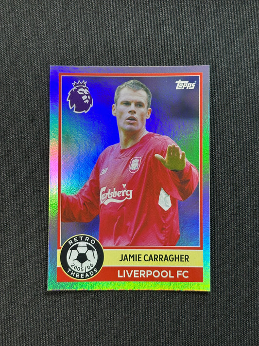 Jamie Carragher Liverpool Retro Threads - Topps Premier League 2026