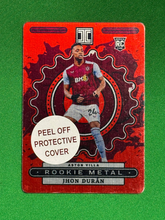 Jhon Duran Rookie 19/22 - Aston Villa - Panini Impeccable 2023-24 Front