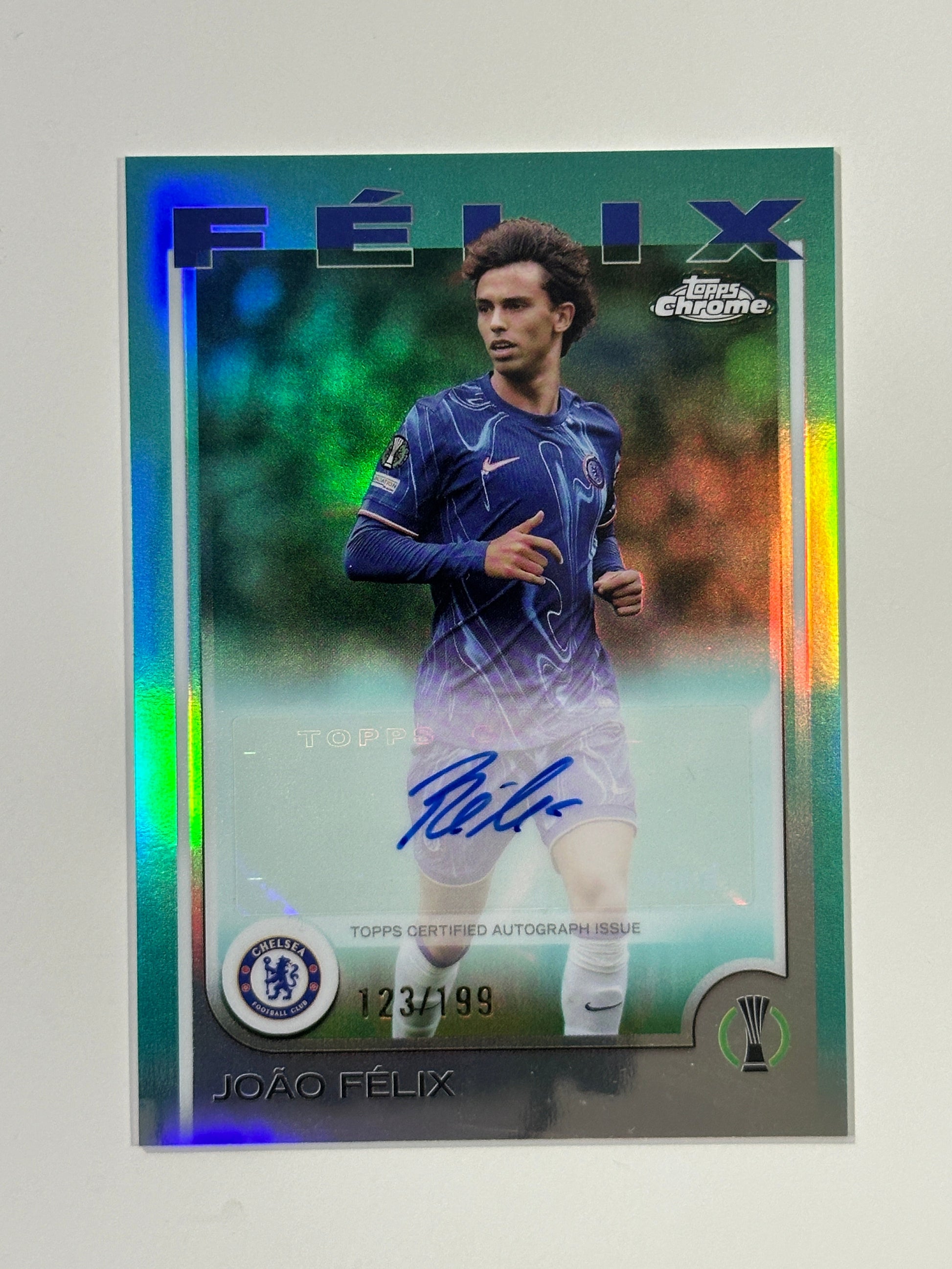 Joao Felix Autograph 123/199 - Topps Chrome 2024/25