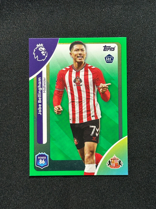 Jobe Bellingham Green Parallel Base - Topps Premier League 2026