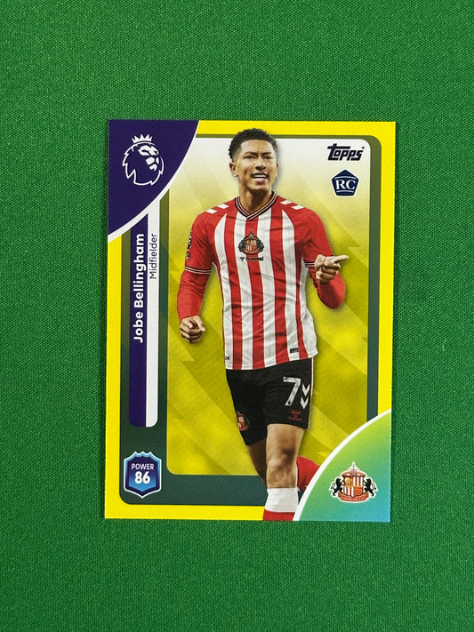 Jobe Bellingham Yellow Parallel Base - Topps Premier League 2026