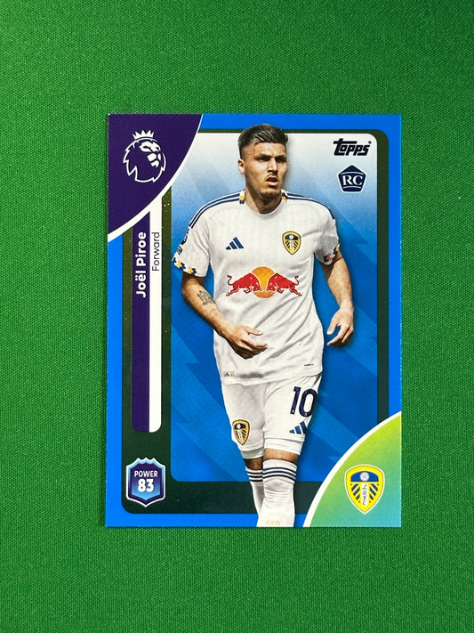 Joel Piroe Blue Parallel Base - Topps Premier League 2026