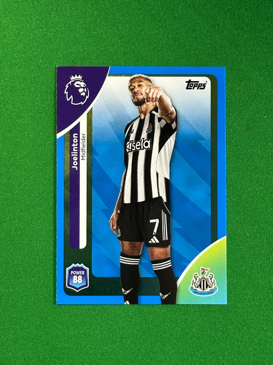 Joelinton Blue Parallel Base - Topps Premier League 2026