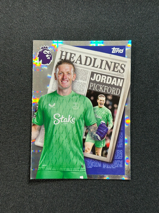 Jordan Pickford Everton Headlines - Topps Premier League 2026