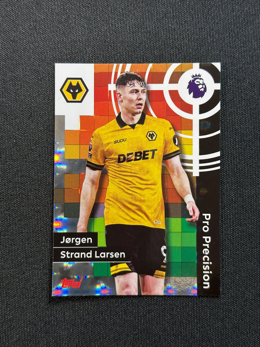 Jørgen Strand Larsen Wolves Pro Precision - Topps Premier League 2026