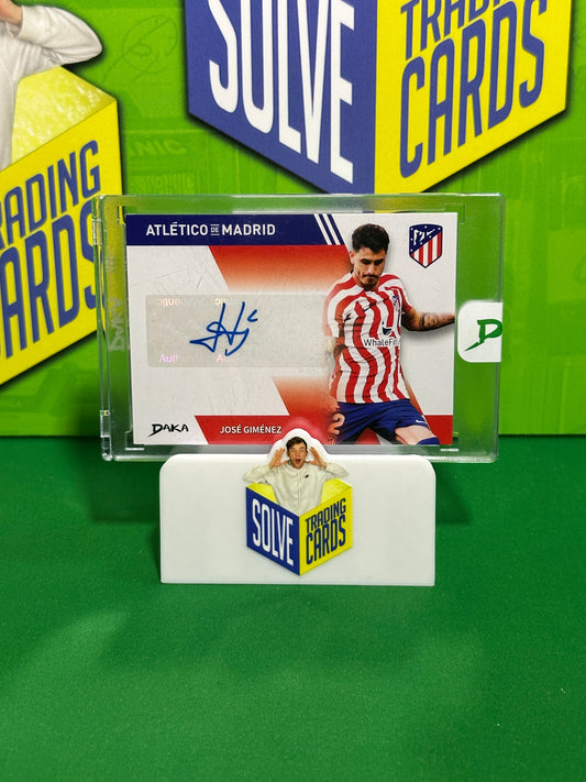Jose Gimenez Autograph 18/55 - DAKA Athletico Madrid 2023