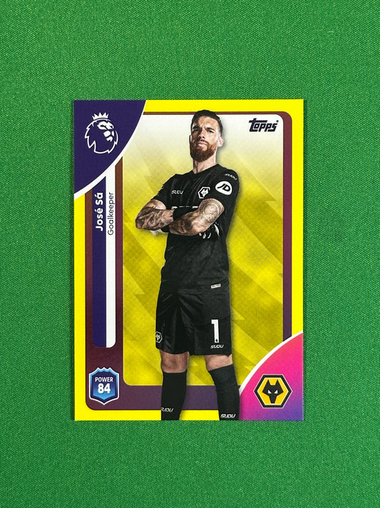 Jose sa Yellow Parallel Base - Topps Premier League 2026