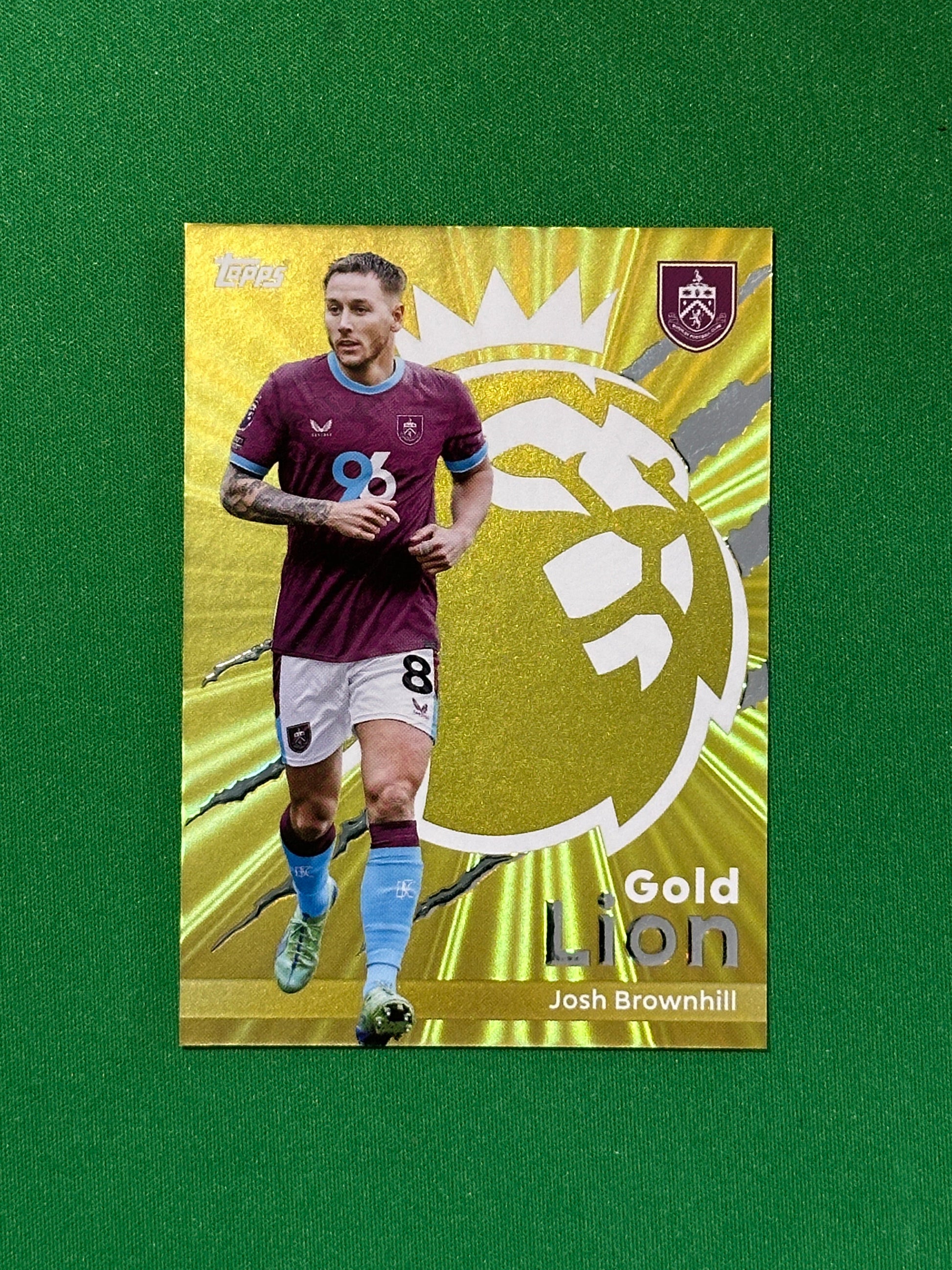 Josh Brownhill Gold Lion - Topps Premier League 2026
