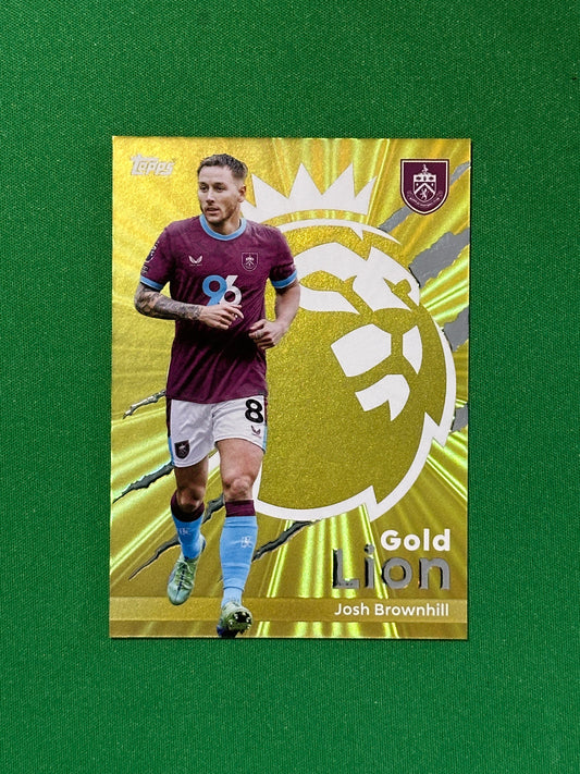 Josh Brownhill Gold Lion - Topps Premier League 2026