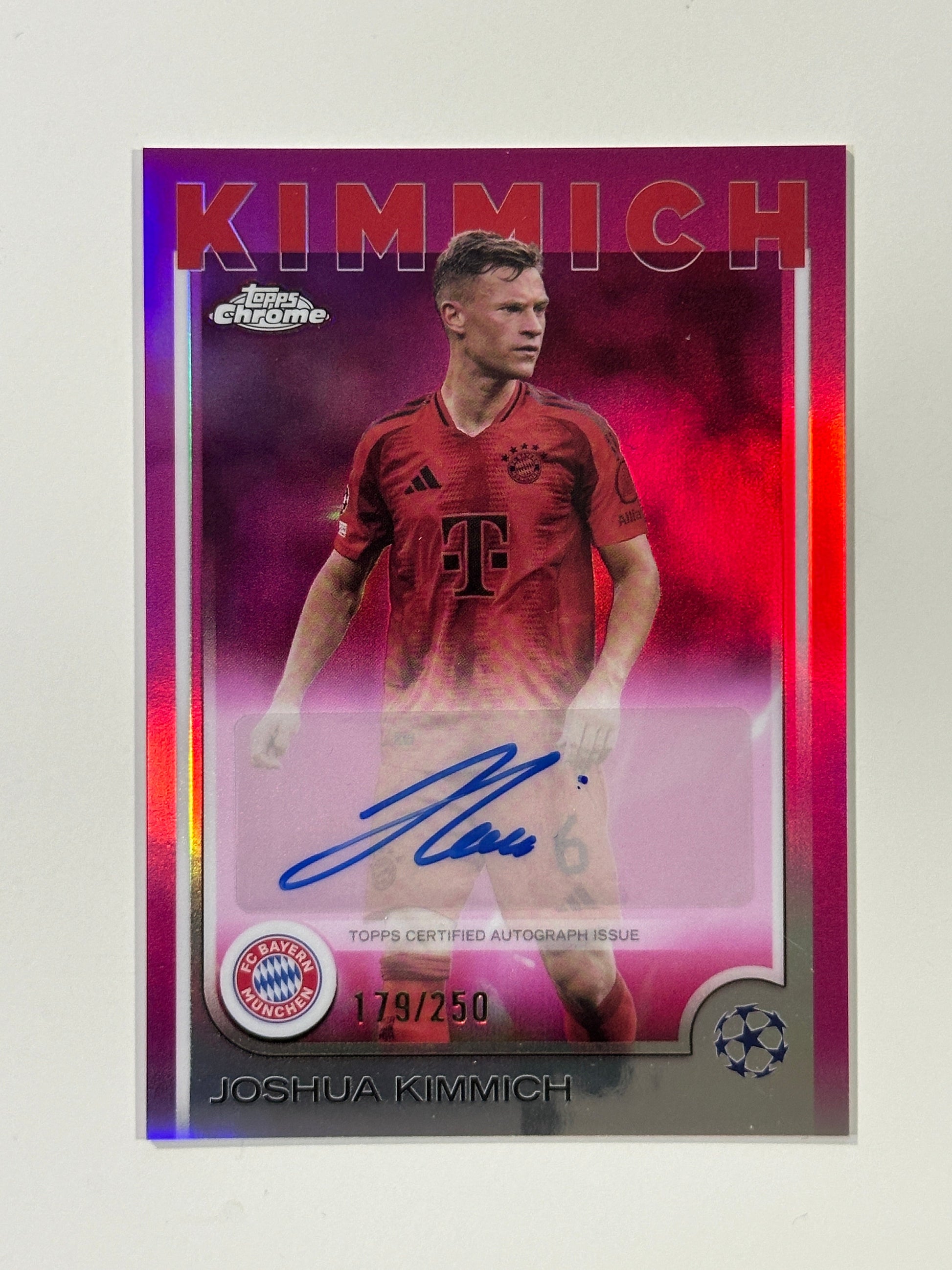 Joshua Kimmich Autograph 179/250 - Topps Chrome 2024/25