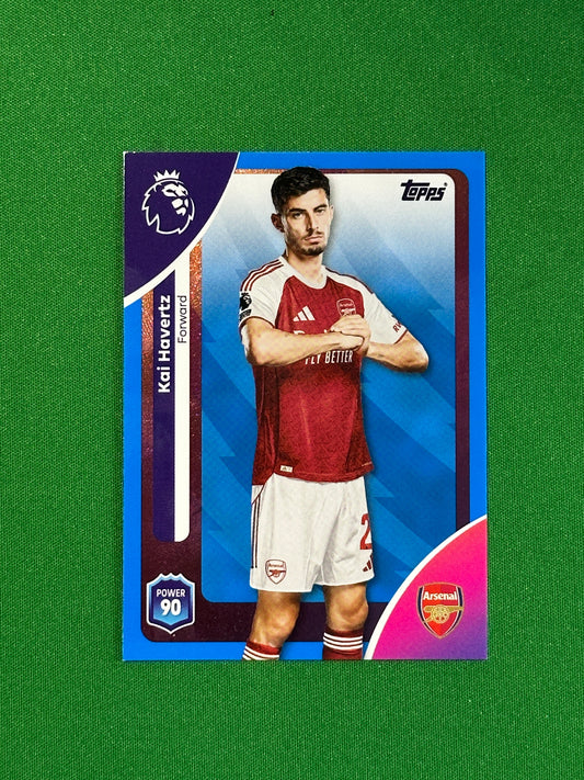 Kai Havertz Blue Parallel Base - Topps Premier League 2026