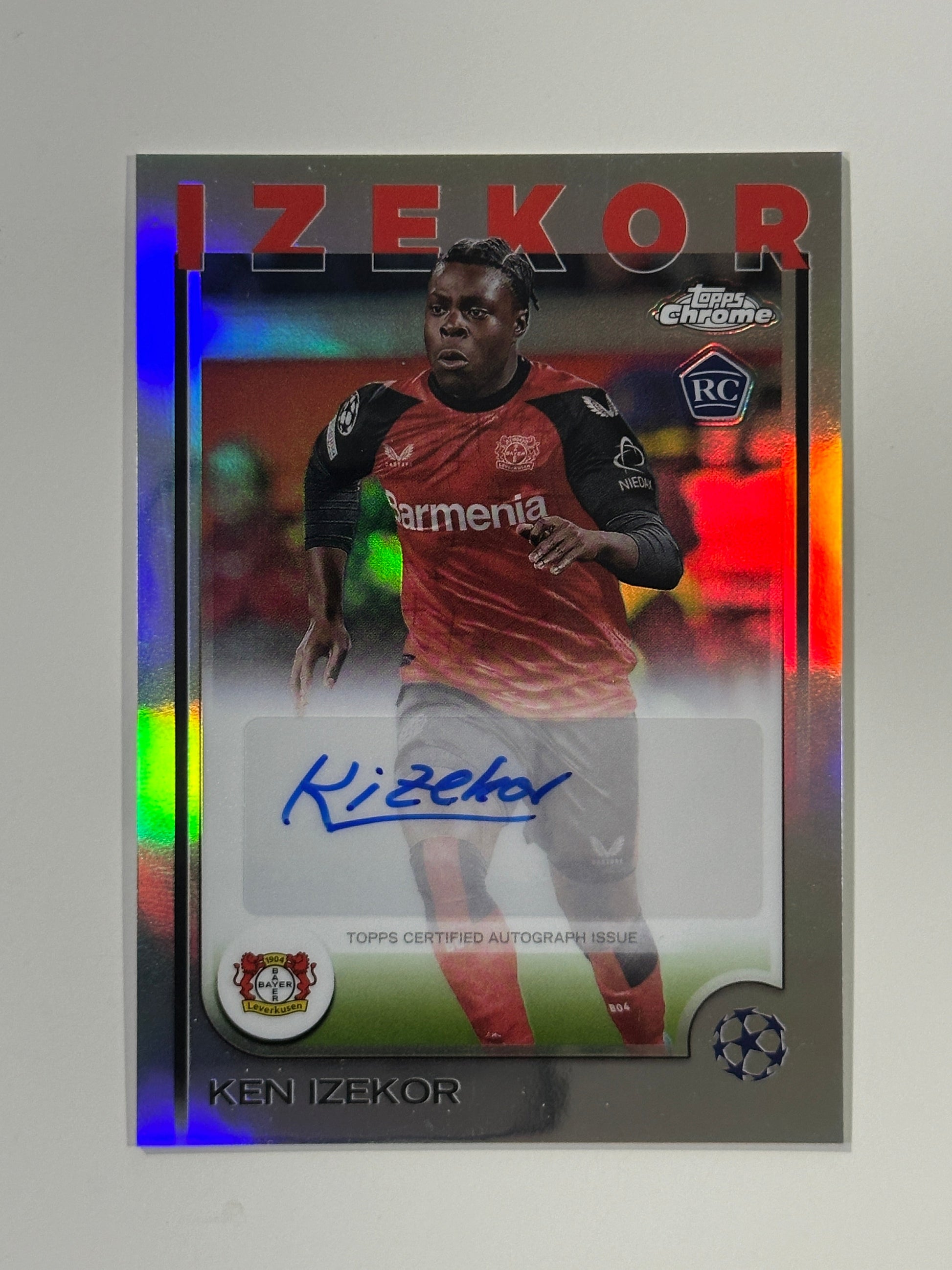 Ken Izekor Autograph - Topps Chrome 2024/25