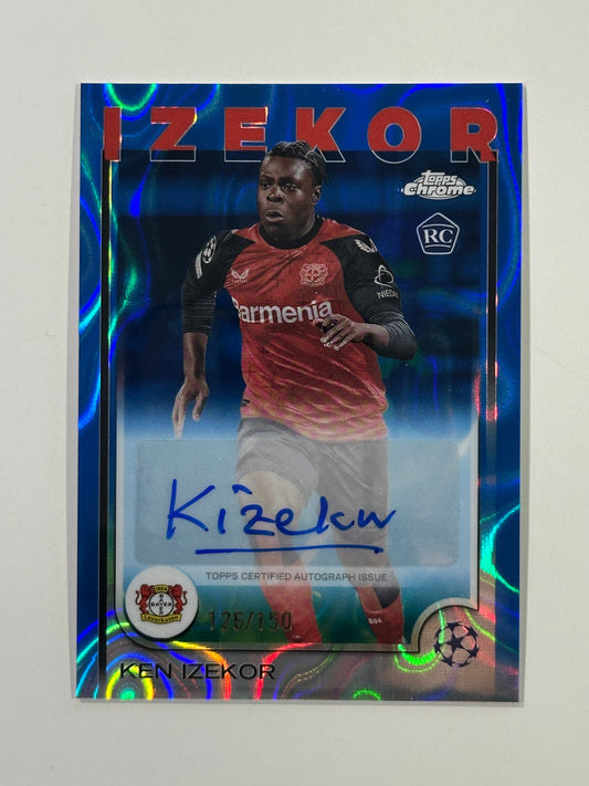 Ken Izekor Autograph 126/150 - Topps Chrome 2024/25