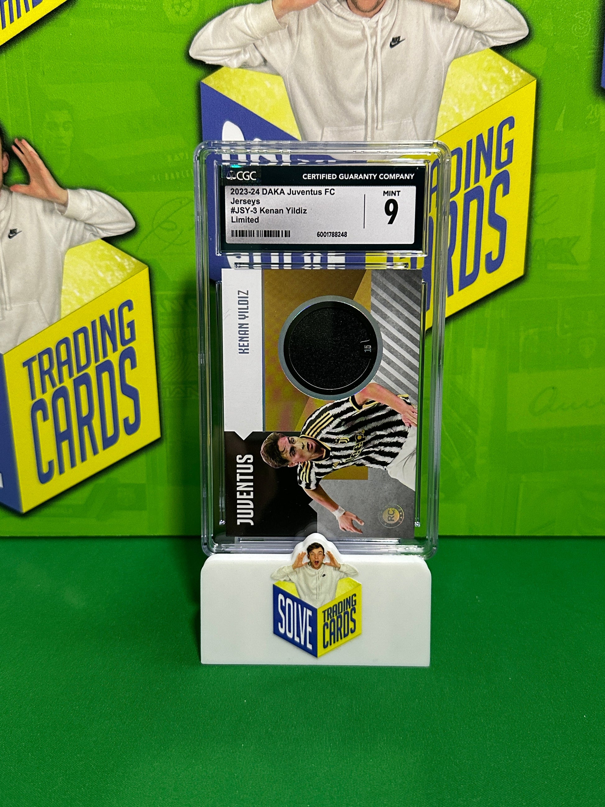 Kenan Yildiz Rookie Patch 53/70 - DAKA Juventus 2023-24 - CGC 9