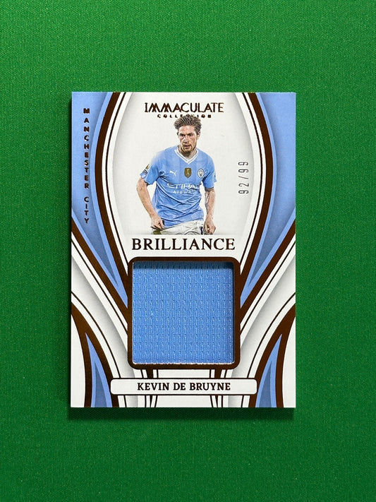 Kevin De Bruyne Memorabilia Patch 92/99 - Panini Immaculate 2023/24